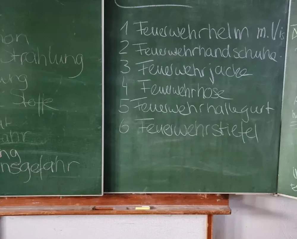 Persönliche Schutzausrüstung - Ausbildung