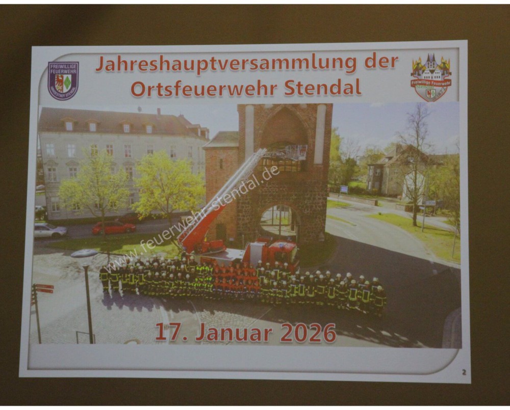 Jahreshauptversammlung 2026